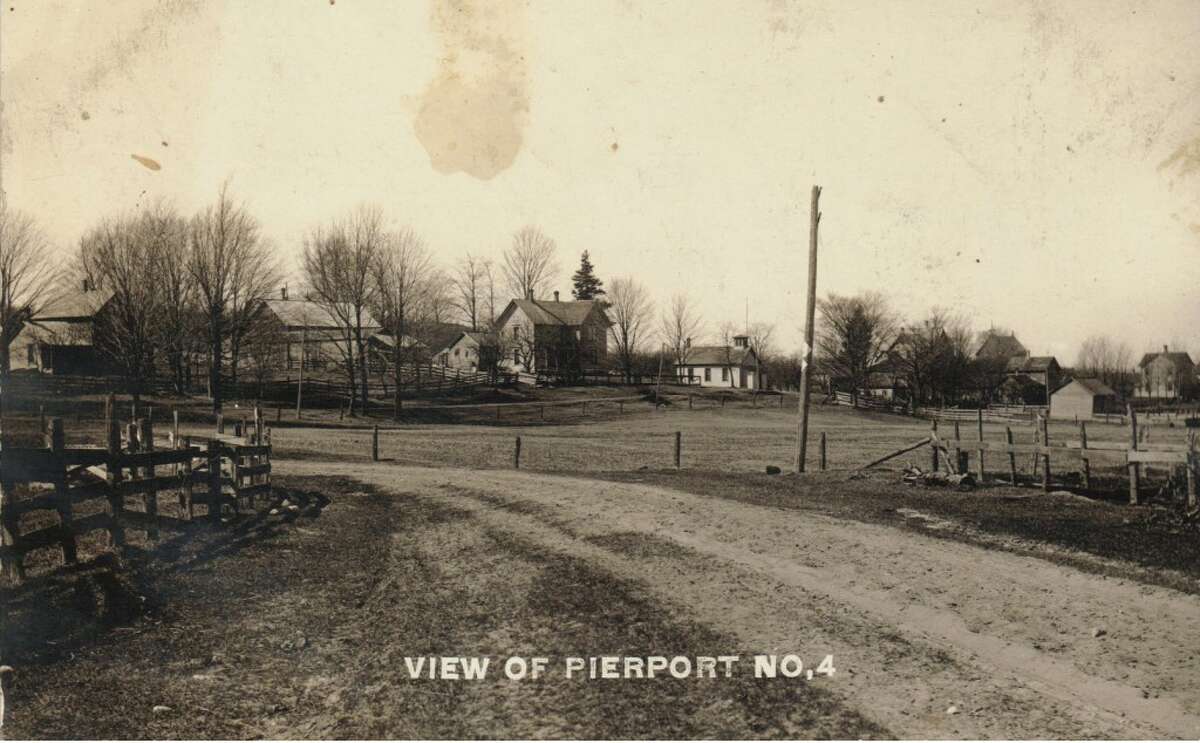 An early 1900s view of Pierport, the village located on Lake Michigan north of Onekama. (Courtesy Photo/Manistee County Historical Museum)