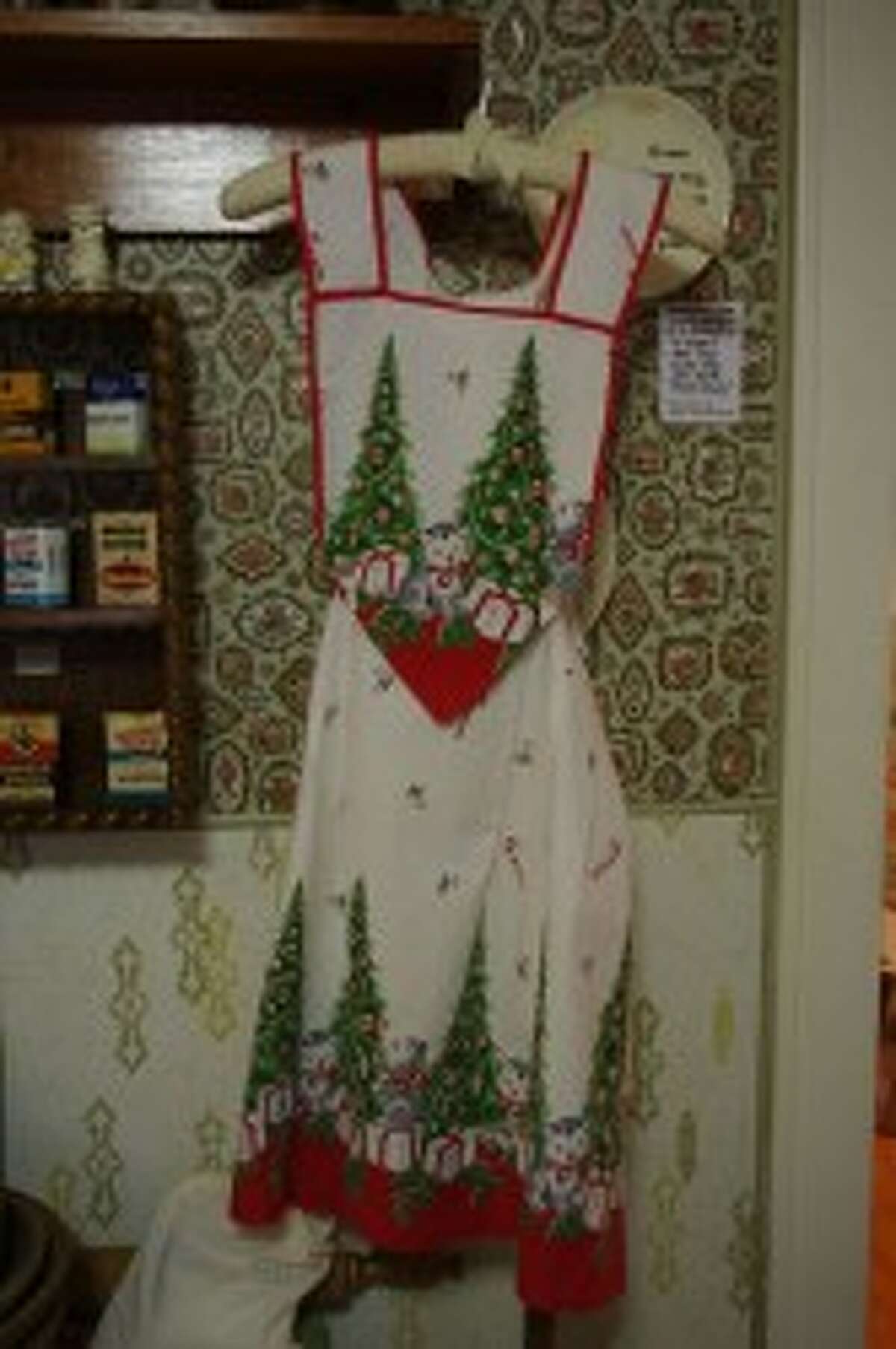This Finnish apron and other traditional clothing is on display at the Kaleva museum. (News Advocate File Photo)