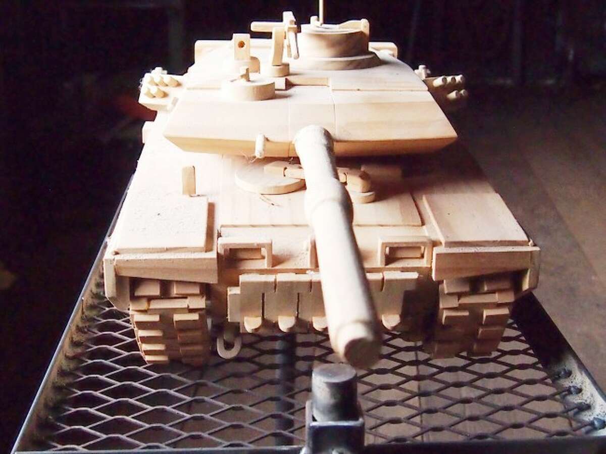 A modern-day U.S. Army tank. The tank features a highly detailed interior.