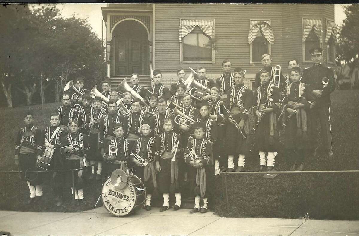 In the early 1900s, young Manisteeans were in the Zuave Band. (Courtesy Photo/Dale Picardat)