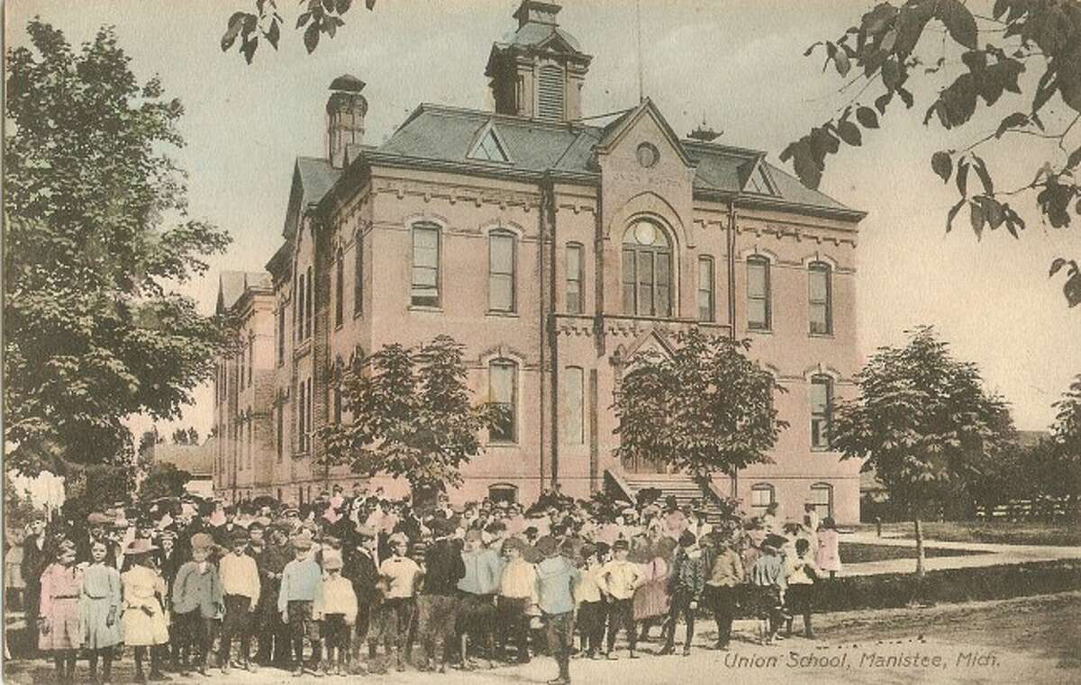 The old Uniion School is shown in Manistee