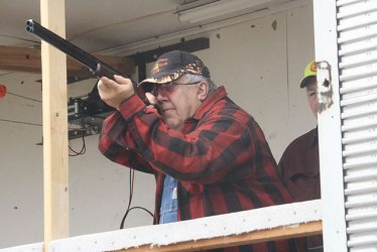 Al Hovatter tests his shooting skills on the range at Big Bear Sportsmans Club. (John Raffel/Pioneer News Network)