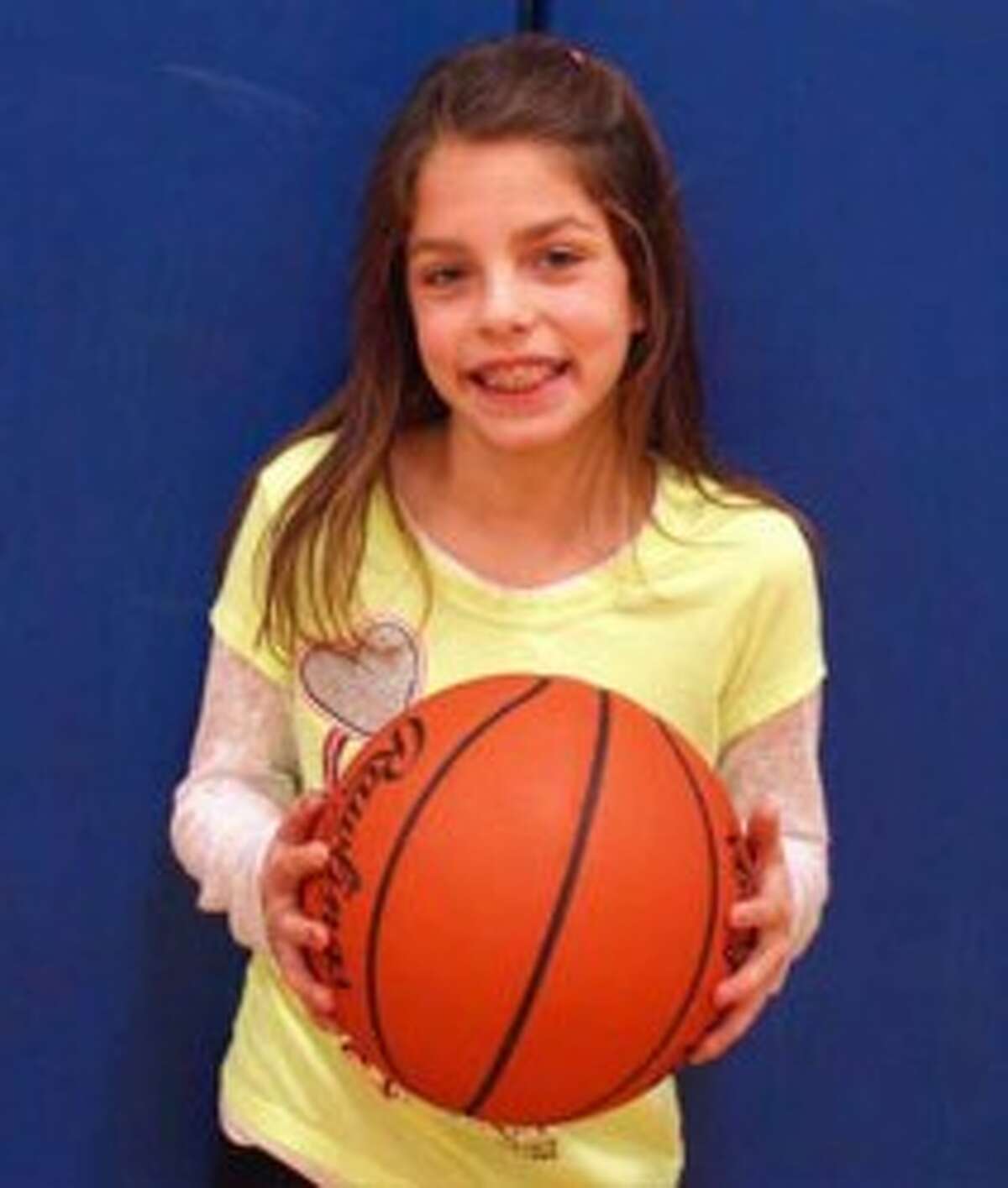 Sara Bromley won the Knights of Columbus Free Throw state championship in the girls 9-year-old division.