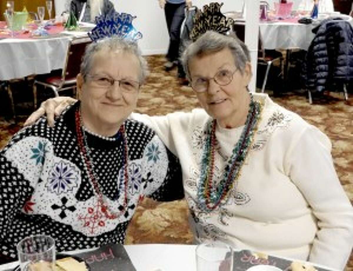 Seniors celebrated the new year early on Wednesday at the Manistee Senior Center.