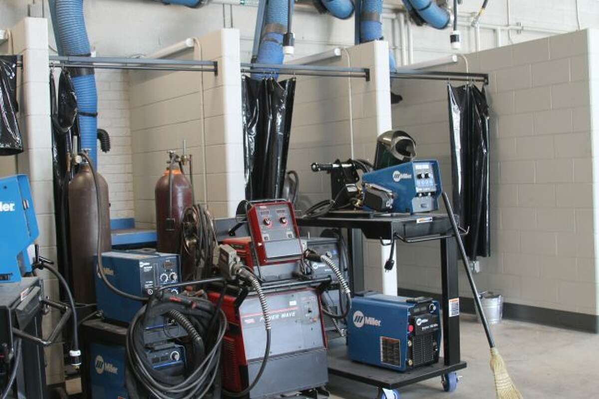 One of the areas to benefit from the recent $5.2 million renovation project at West Shore Community College Technical Center was the addition of a welding classroom addition and new equipment.