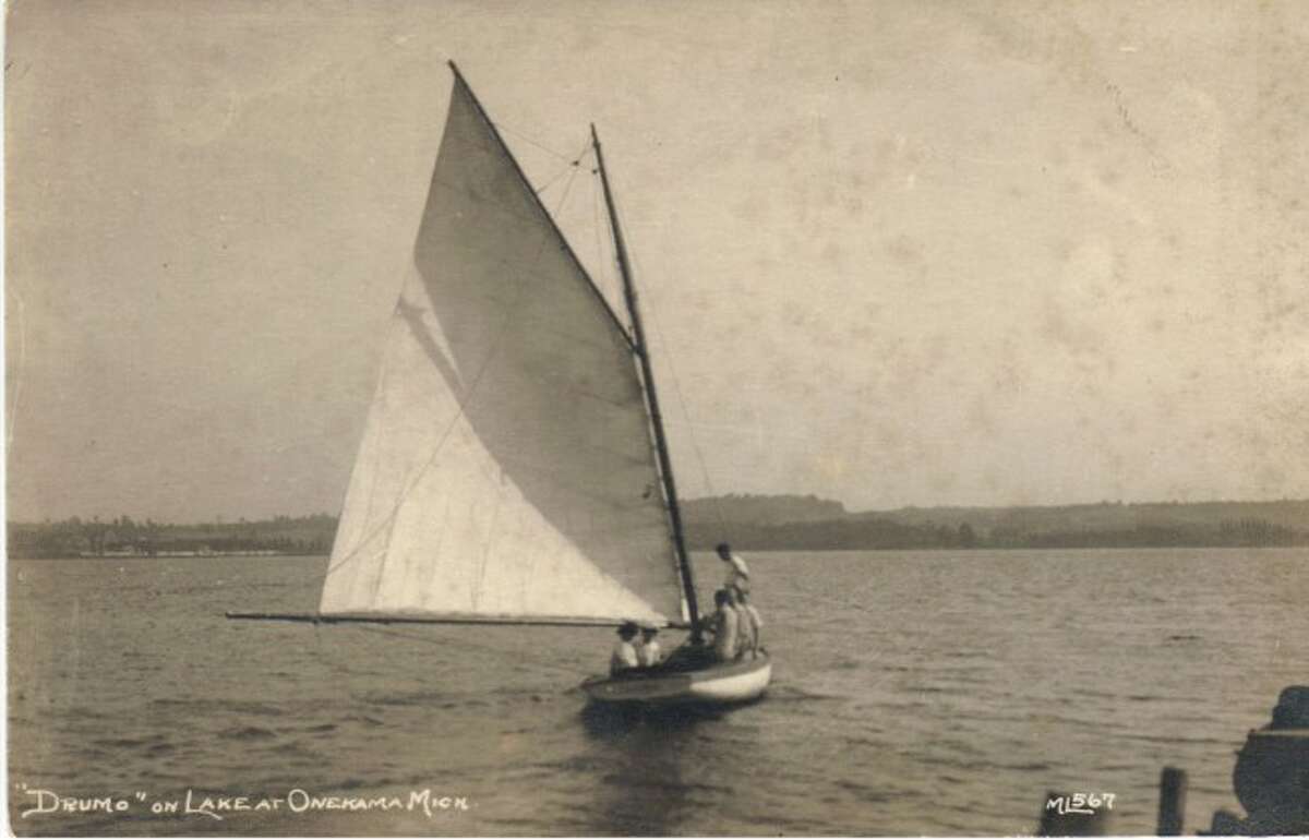 Portage Lake has been a popular sailing place in the summer months since the early 1900s.