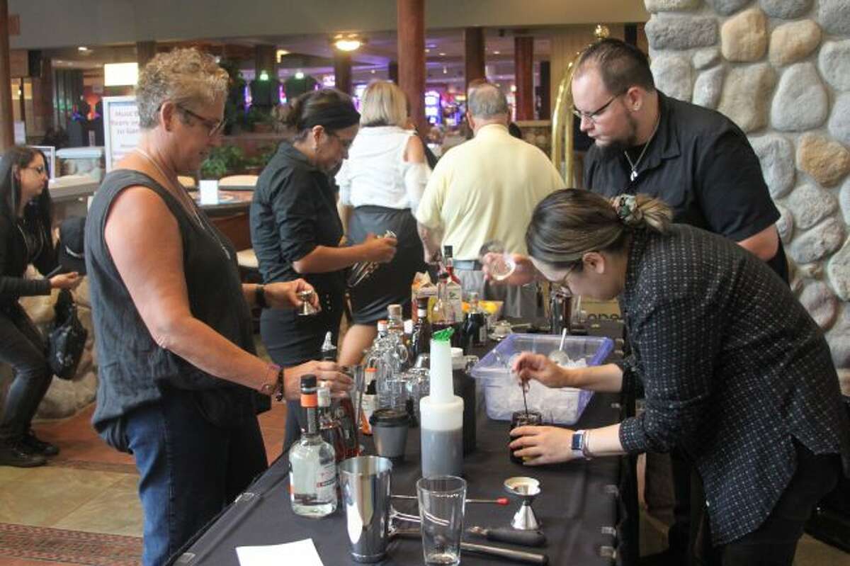 Contestants were given 30 minutes to create hard coffee drinks that were then judged by Foster in the Spirited Coffee Gathering competition.