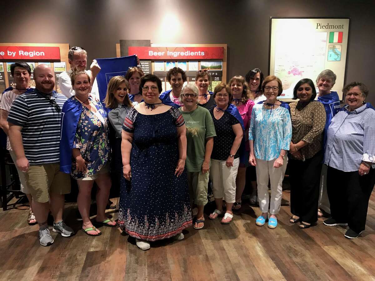 The Friends of Milford Library recently met at Total Wines to plan this year’s Party in the Stacks Goes Pop Culture event set for Oct. 19, from 7 to 10 p.m. Tickets will go on sale Sept. 3. Costumes are encouraged.