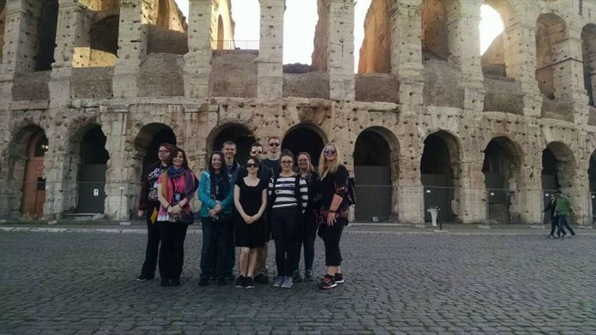 When in Rome it is a must to visit the Coliseum and it was a favorite stop for the Brethren students.