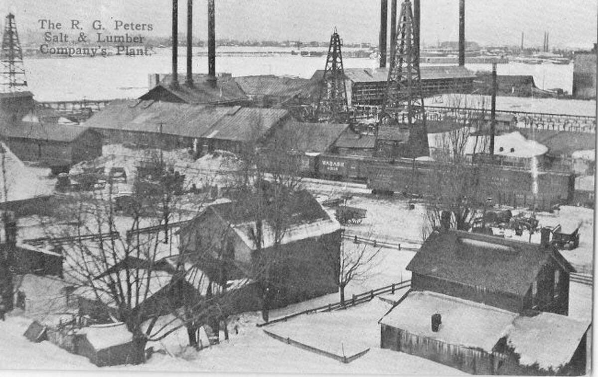The L.G. Peters Salt and Lumber Plant was one of the many successful businesses located around Manistee Lake in the 1890s.