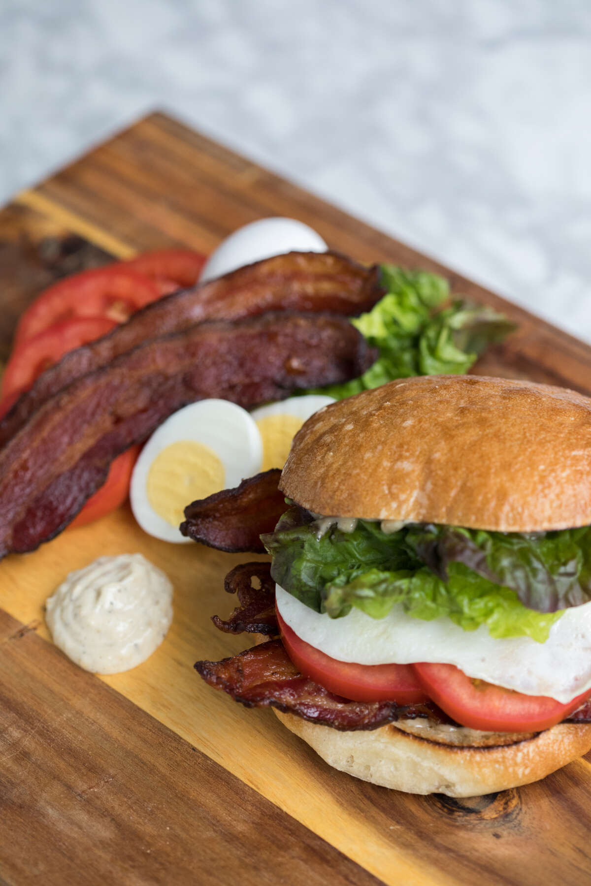 Buckle up for the BELT, Gourmondo's bacon, egg, lettuce, and tomato sandwich, dished out this month at their new cafe on Elliott Bay. Scroll for all the details on the debut, or keep clicking for more 2019 restaurant openings in Seattle.