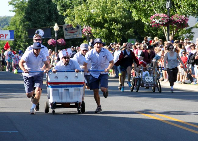 Bed race returns as festival favorite