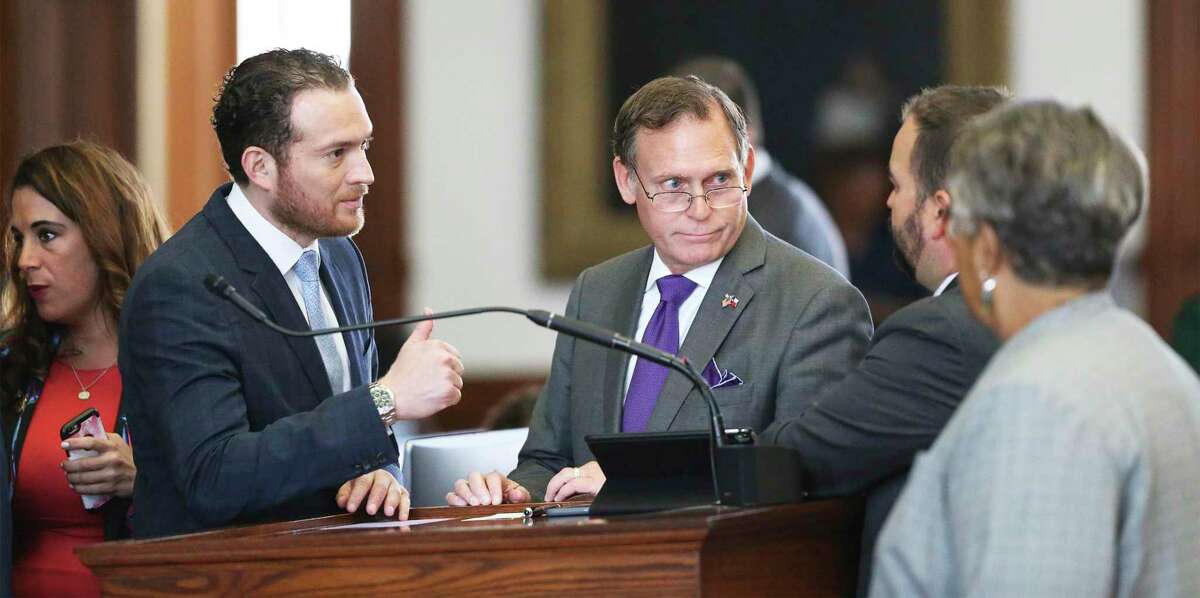 Rep. John Zerwas, R-Katy, listens to input as the Texas House of Representatives takes up the budget bill on March 27, 2019.