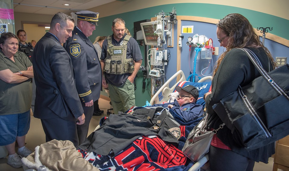 Ailing Whitehall boy gets visit from Rob Gronkowski