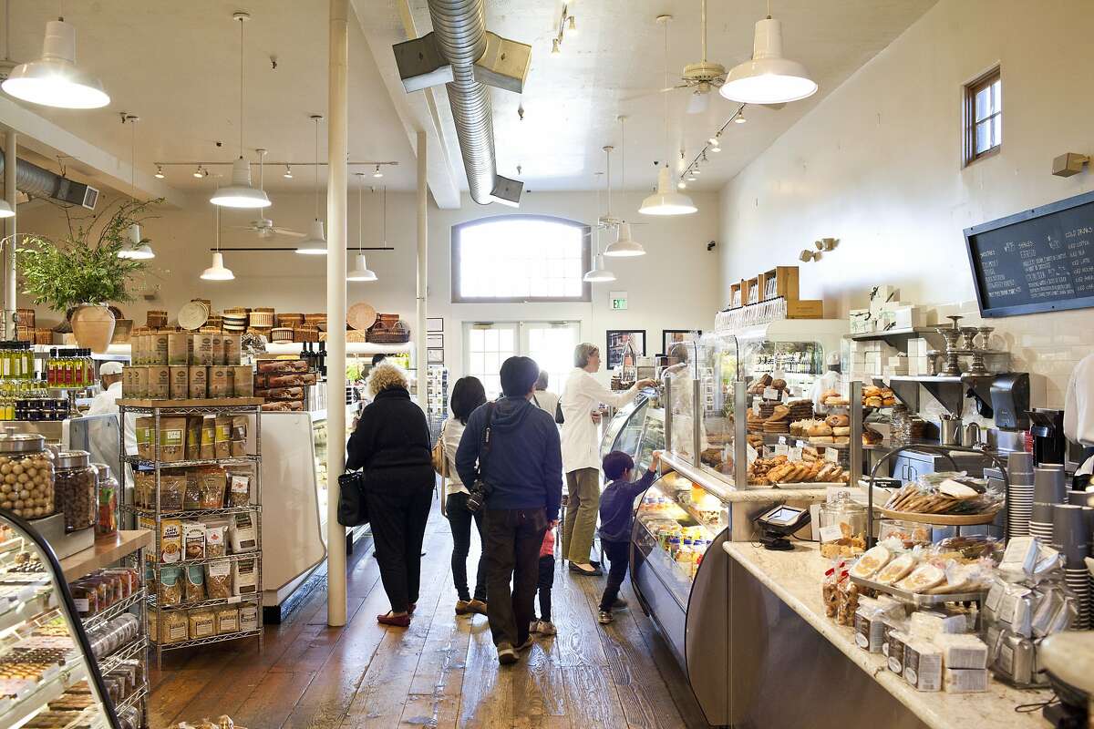 Shoppers inside Dean and Deluca, owned by Leslie Rudd, in St. Helena, Calif., Friday, March 8, 2013.