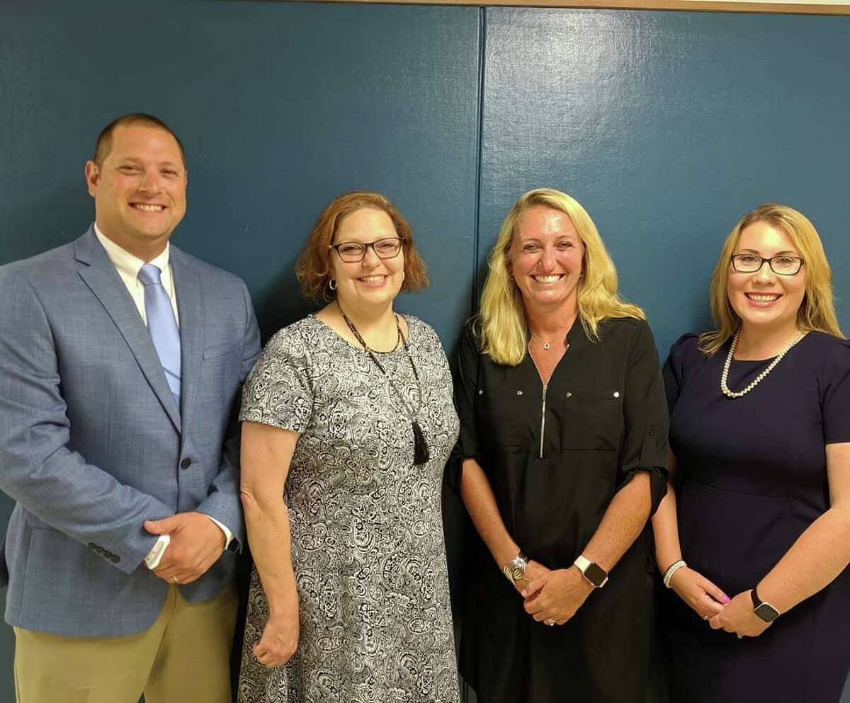 The Board of Education named Robert Ayer, assistant principal at Shelton High School; Dina Marks, Shelton Intermediate School principal; Kathy Riddle, interim SHS principal, and Victoria Sargeant, assistant principal at SHS.