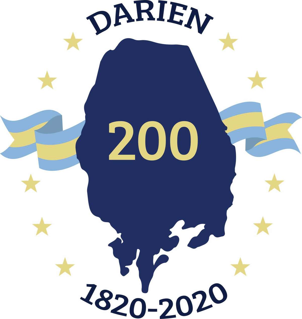 Darien's 2020 anniversary celebration logo