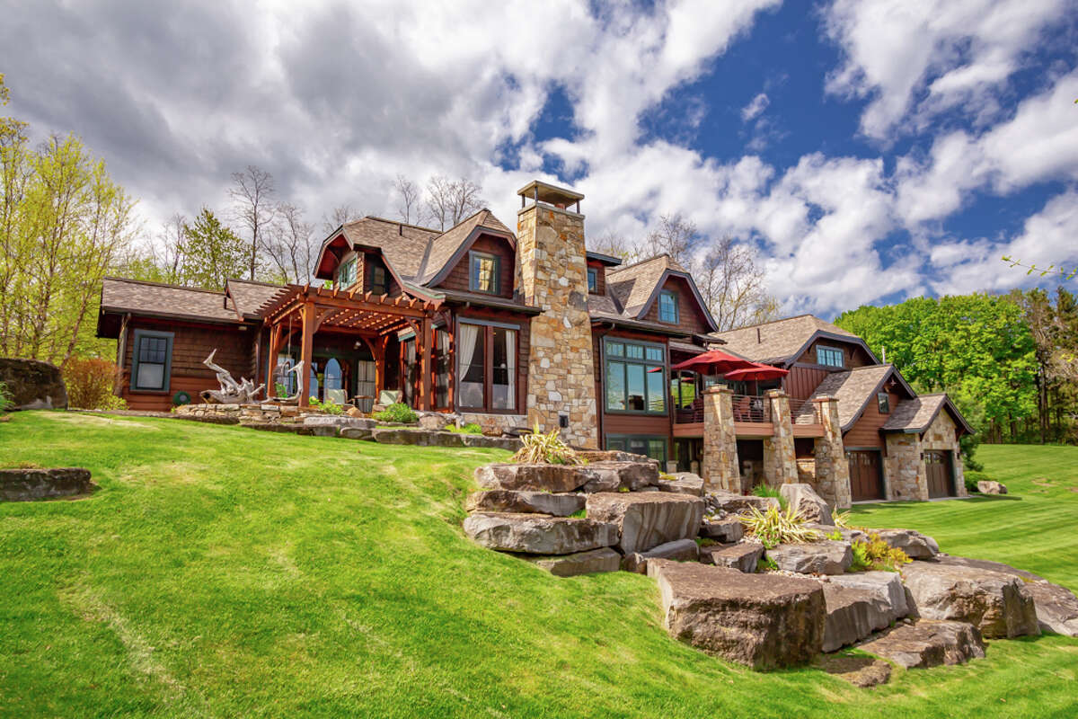 House of the Week Adirondack lodge style in Malta