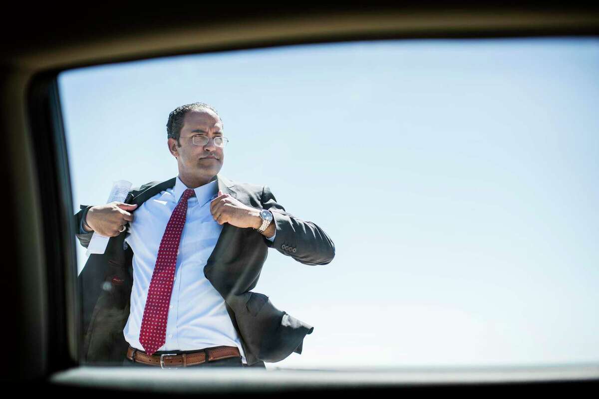 Republican Rep. Will Hurd narrowly won a second term in what turned out to be the most expensive House race in Texas history. MUST CREDIT: Washington Post photo by Melina Mara