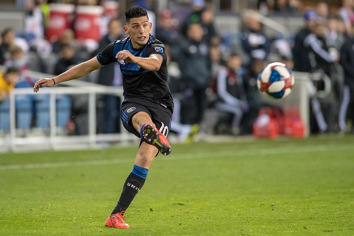 Cristian Espinoza, a 24-year-old forward from Argentina, has a team-high nine assists for the San Jose Earthquakes this season.