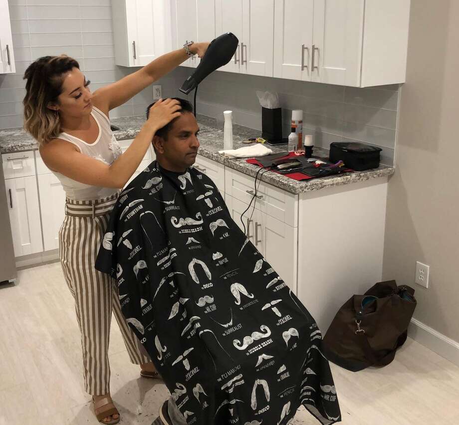Katy Hair Stylist Tells Customers Have Scissors Will Travel