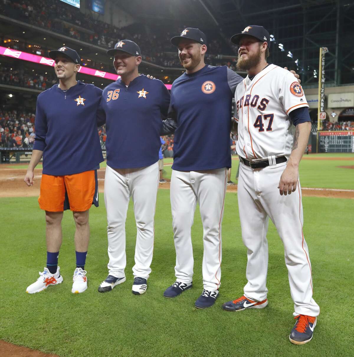 Astros pitchers toss combined nohitter against Mariners