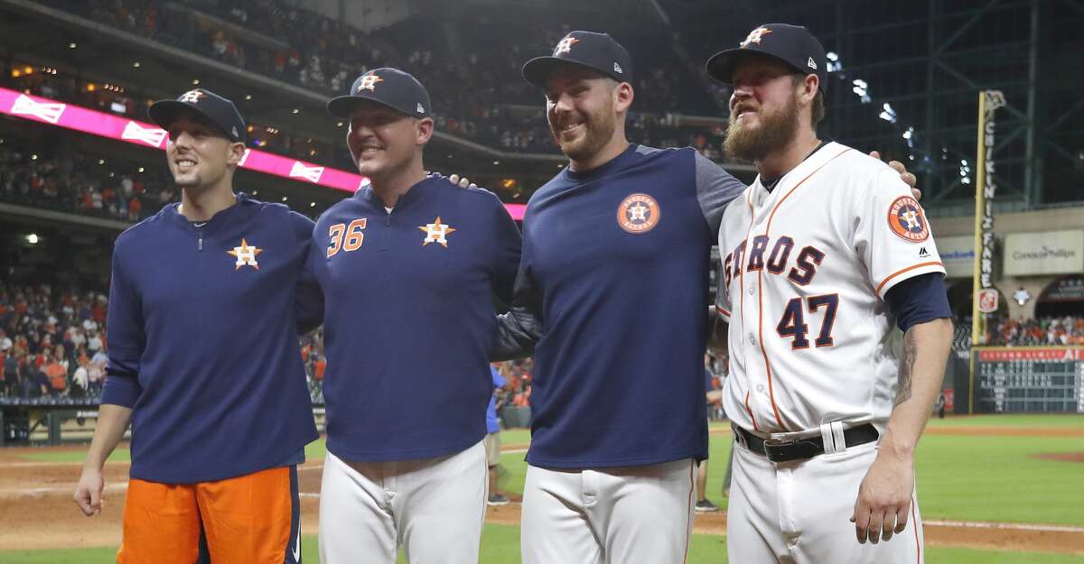 Astros complete combined no-hitter against Mariners in Aaron