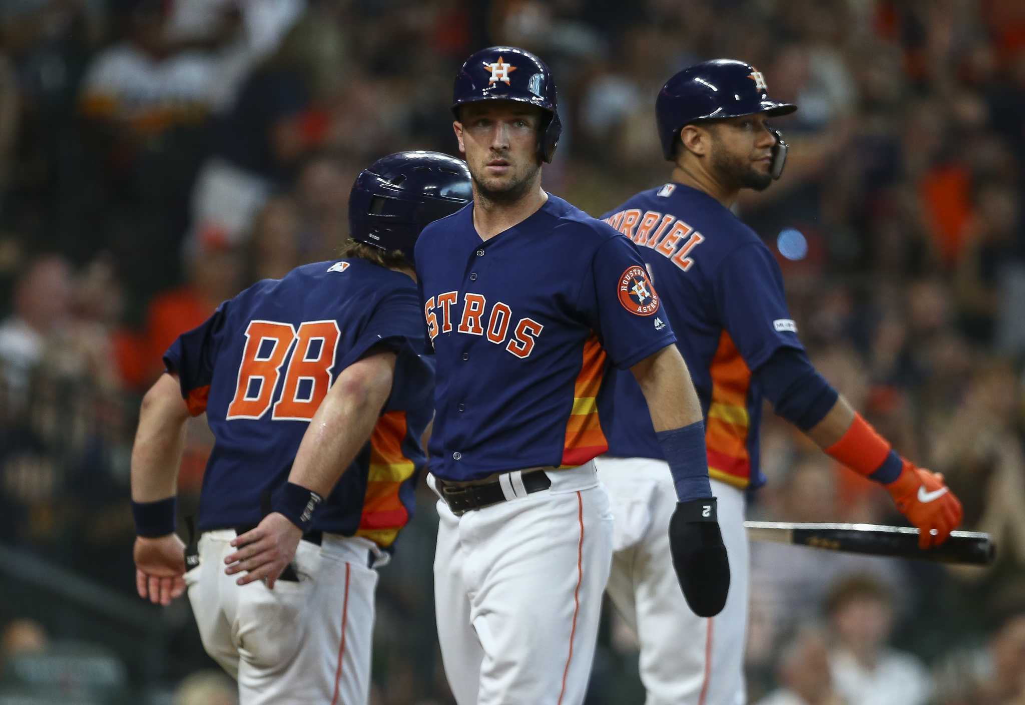 Astros La Piña player's weekend jersey 2018