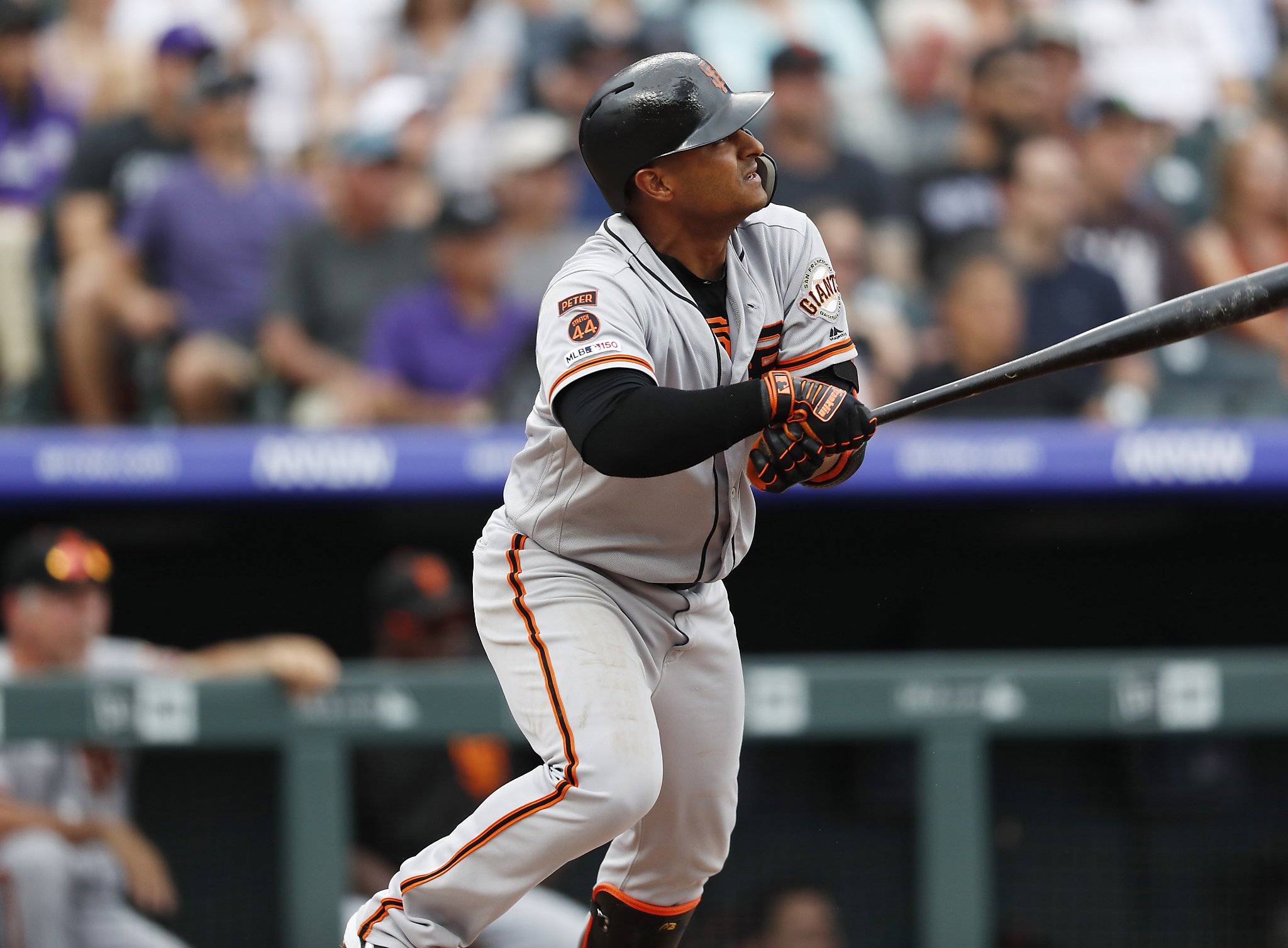 Bruce Bochy managing his final Giants game at Coors Field on Sunday