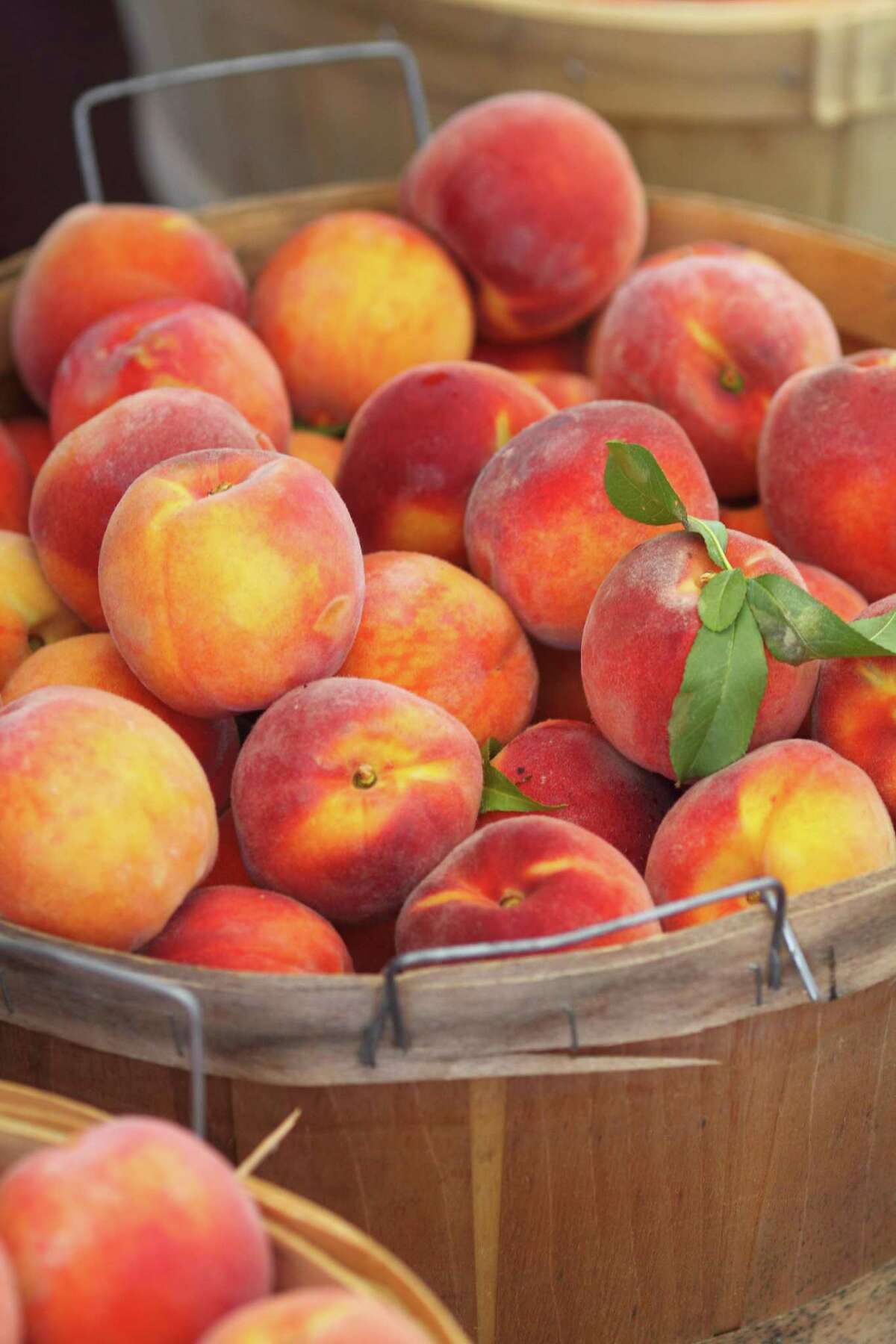 Summer peaches are great for popsicles.