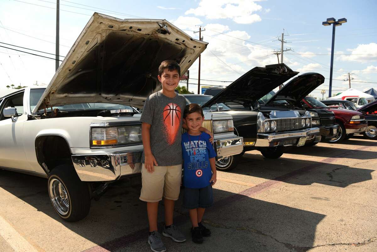 Car clubs and car enthusiasts gathered to show off their rides and donate school supplies to children before going back to school at Pep Boys, Sunday, August 4, 2019.