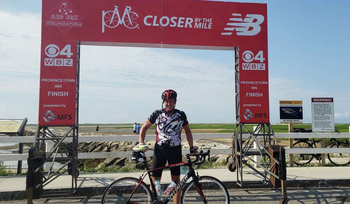 Tom Schneider completed the two-day Pan Mass Challenge, Aug. 3-4, 2019, to raise money for Dana Farber Institute.