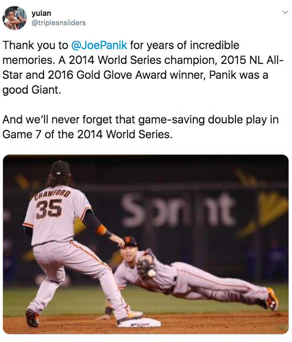 Former SF Giants second baseman Joe Panik retires, per report