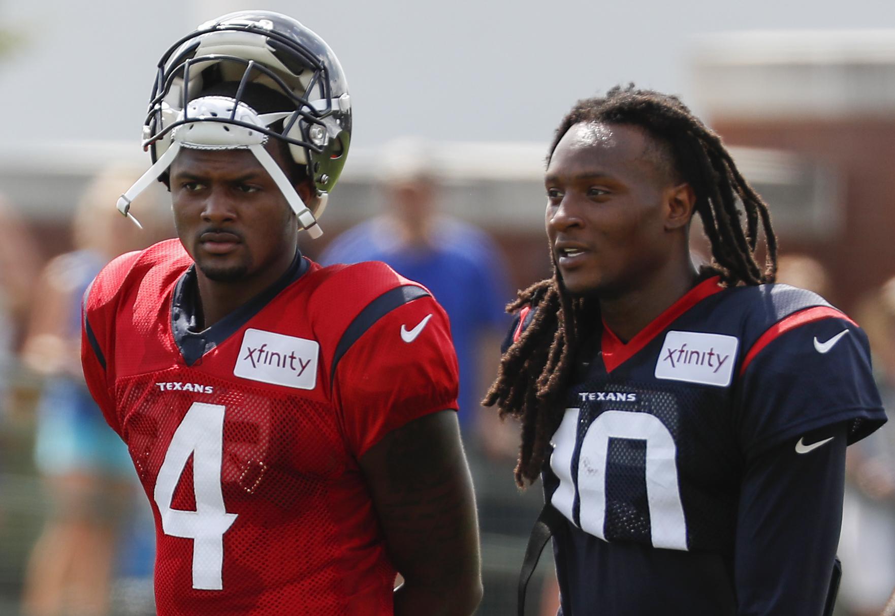 Texans' Deshaun Watson, DeAndre Hopkins connect on multiple levels