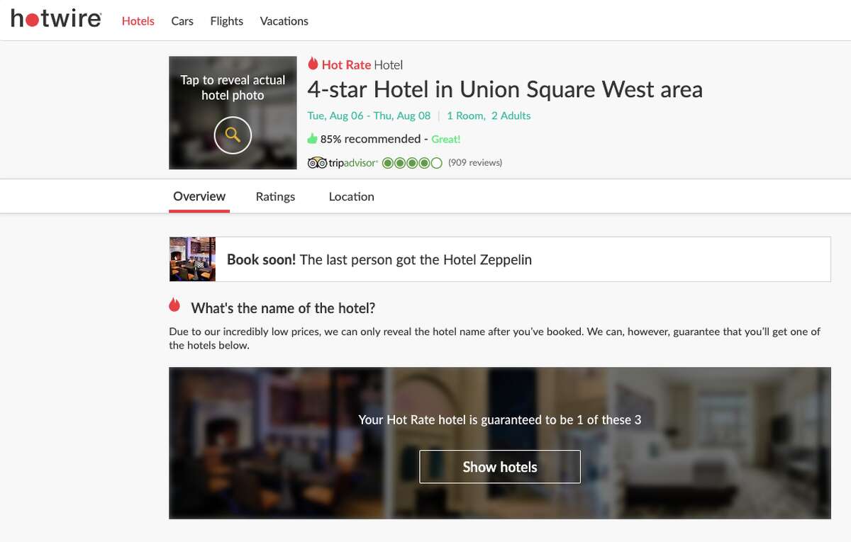 This simple hack seems to reveal the hidden hotel names on Hotwire