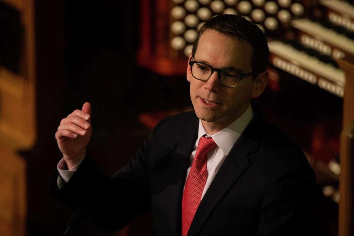 TexasS Education Commissioner Mike Morath in Austin this year. (Michael Minasi / For the Chronicle)