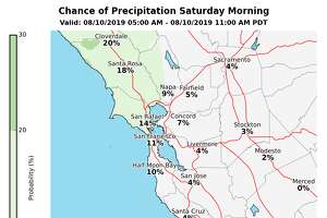 Some August rain could hit the Bay Area