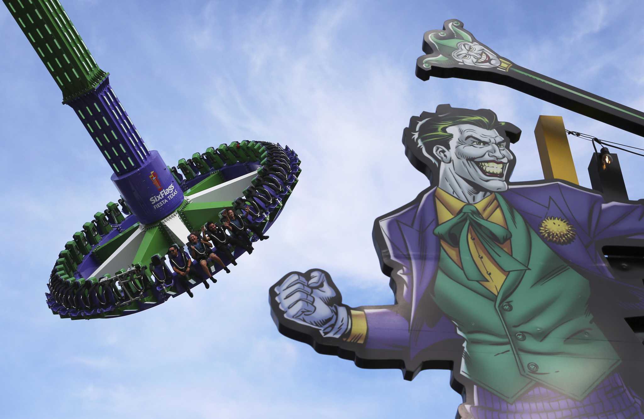 The Joker Carnival of Chaos Opens at Six Flags Fiesta Texas