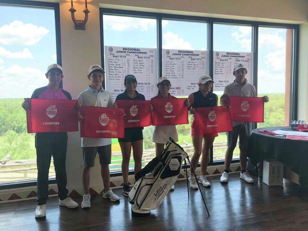 Champions are pictured from the Big Red Regional Jr. Golf Championship. The 2019 LJGA Summer Tour event featured 54 golfers ages 6-18 in 11 divisions Monday at the Max A. Mandel Municipal Golf Course.