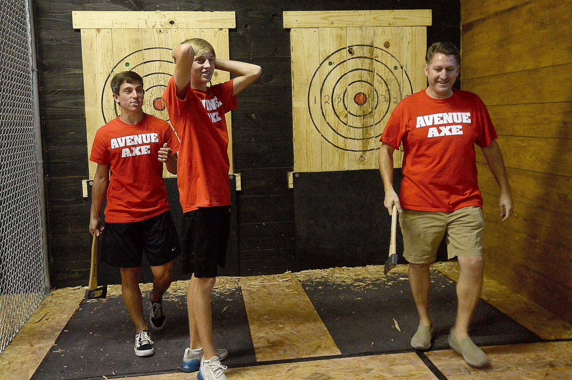 Photos Tour Mid County s new ax throwing spot