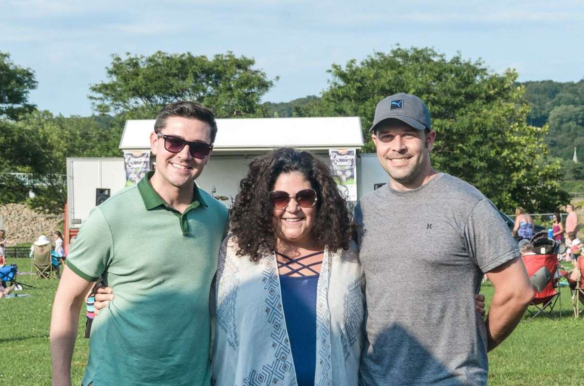 Jimmy Tickey, Nicole Heriot-Mikula and Michael Skrtic, founders of Celebrate Shelton, were all smiles after the Downtown Sounds event last August. The three-week summer concert and food truck series once again enjoyed strong attendance.