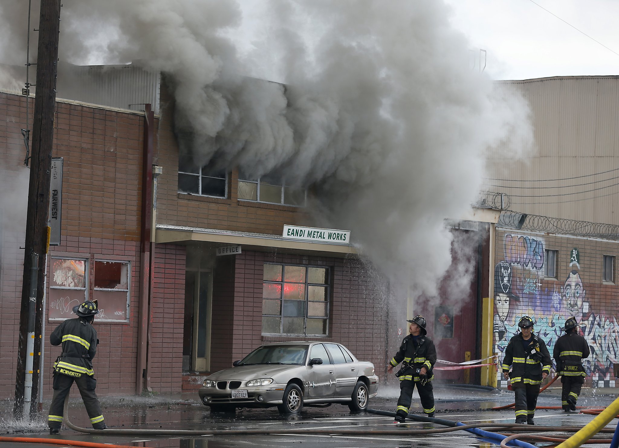 Artist, maker studios burn in Oakland warehouse fire