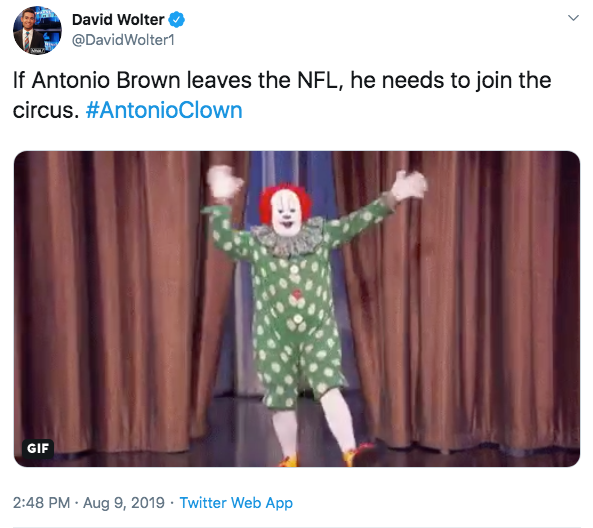 WR Antonio Brown likes a photoshop of him in a Bears Jersey on Twitter :  r/CHIBears