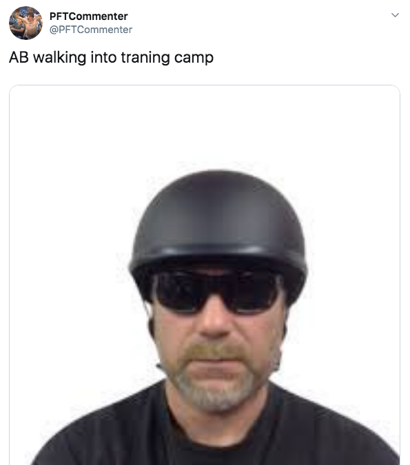 Helmet Stalker on X: Raiders WR Antonio Brown has notified the