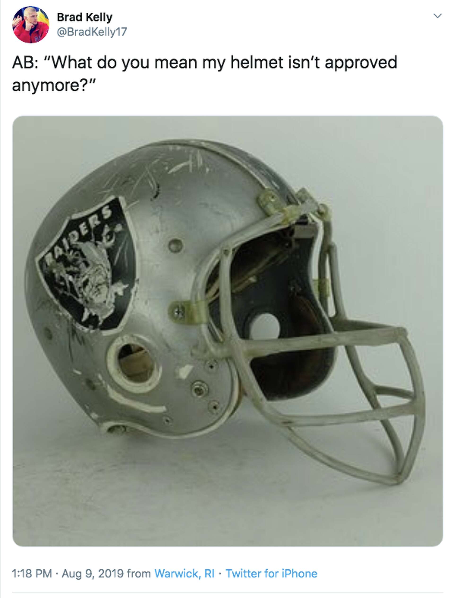 Antonio Brown's utterly ridiculous helmet drama blows up NFL Twitter Antonio Brown's utterly ridiculous helmet drama blows up NFL Twitter