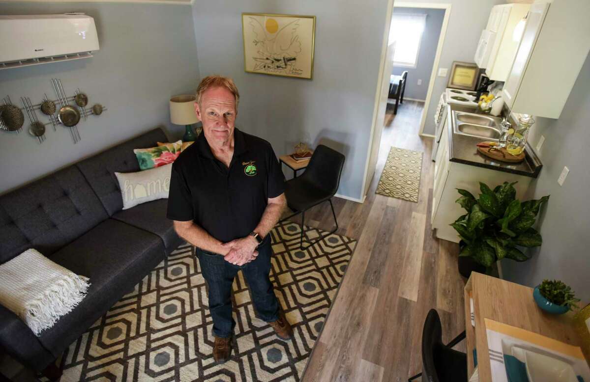 Texas town Kirbyville completes first tiny house in homeless village