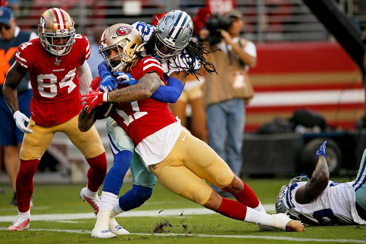 Rookie Jalen Hurd shines as 49ers win preseason opener