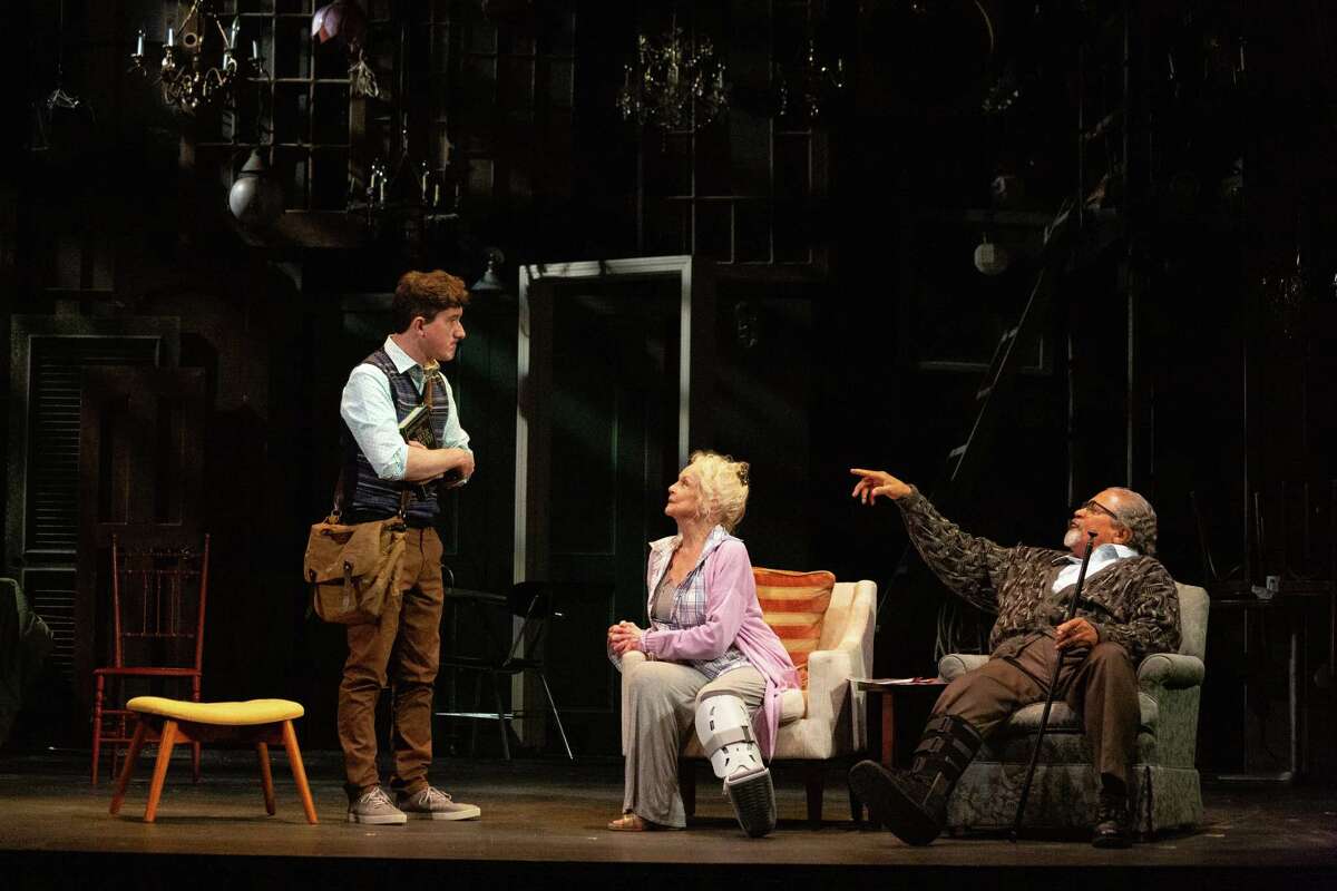 From left, Carson Elrod, Penny Fuller and Count Stovall in the Berkshire Theatre Group world premiere of "What We May Be." (BTG publicity photo by Emma K. Rothenberg-Ware.)
