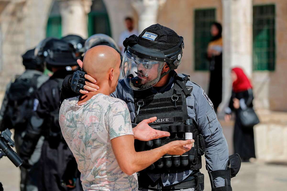 Tear Gas Swirls As Muslims Clash With Israeli Police At Jerusalem Holy Site