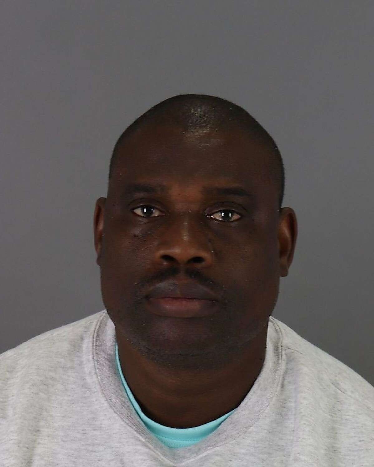 Tonye Kolokolo, a Lyft driver booked on suspicion of kidnapping a woman on the Peninsula, driving her to Tracy and raping her early Aug. 10, 2019.